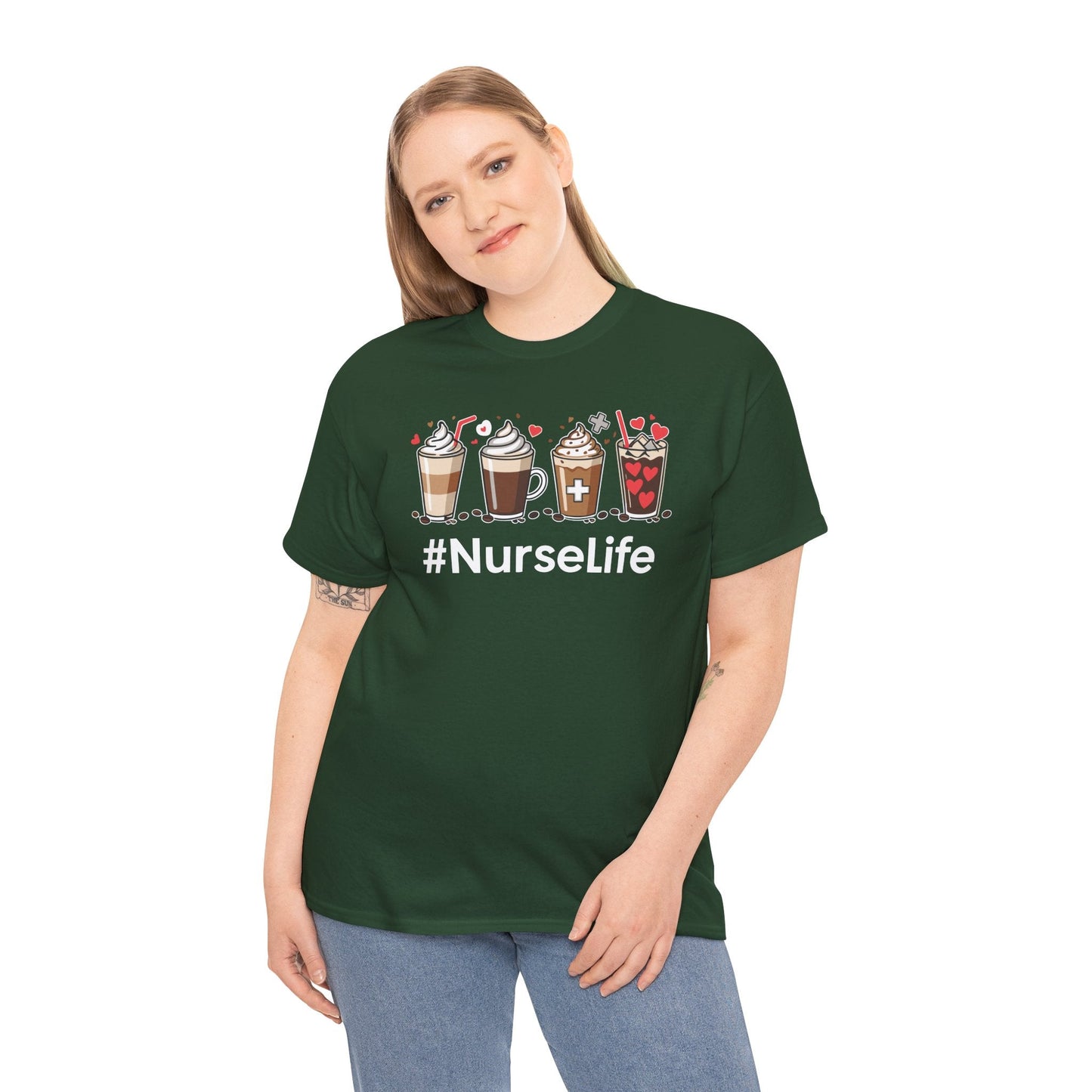 Nurse Life Funny Coffee Nurses Fuel Registered Nurse Medical T-Shirt