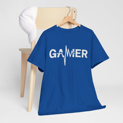 Gamer Heartbeat Video Games Graphic T-Shirt