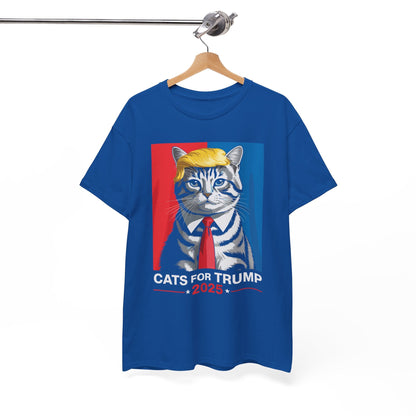 Cats For Trump 2025 Funny Tee For Vance Trump T-shirt