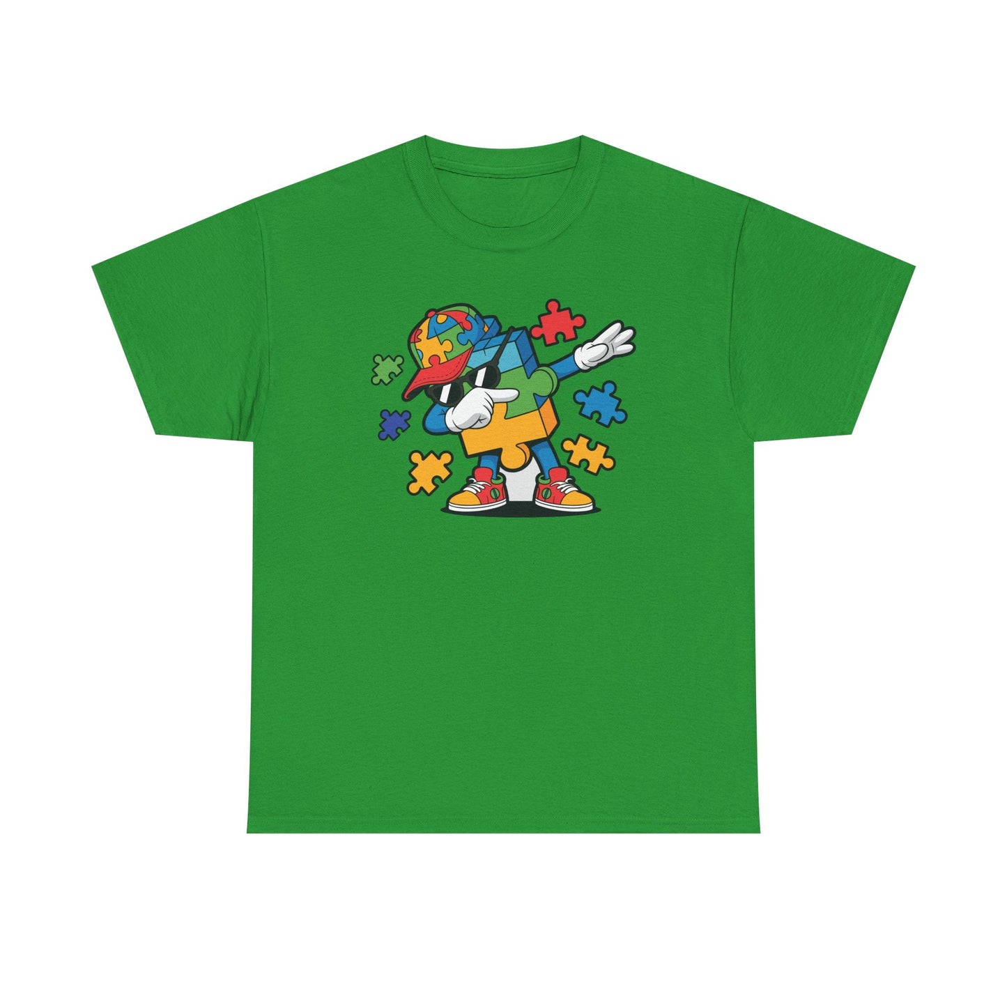 Dabbing Puzzle Autism Awareness T-Shirt