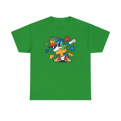 Dabbing Puzzle Autism Awareness T-Shirt