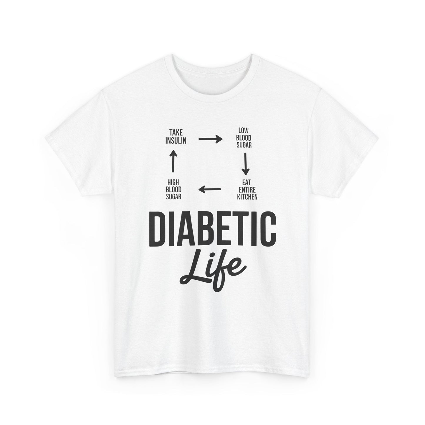 Funny Diabetic Type 1 Diabetes T1D Diabetes Awareness T-Shirt