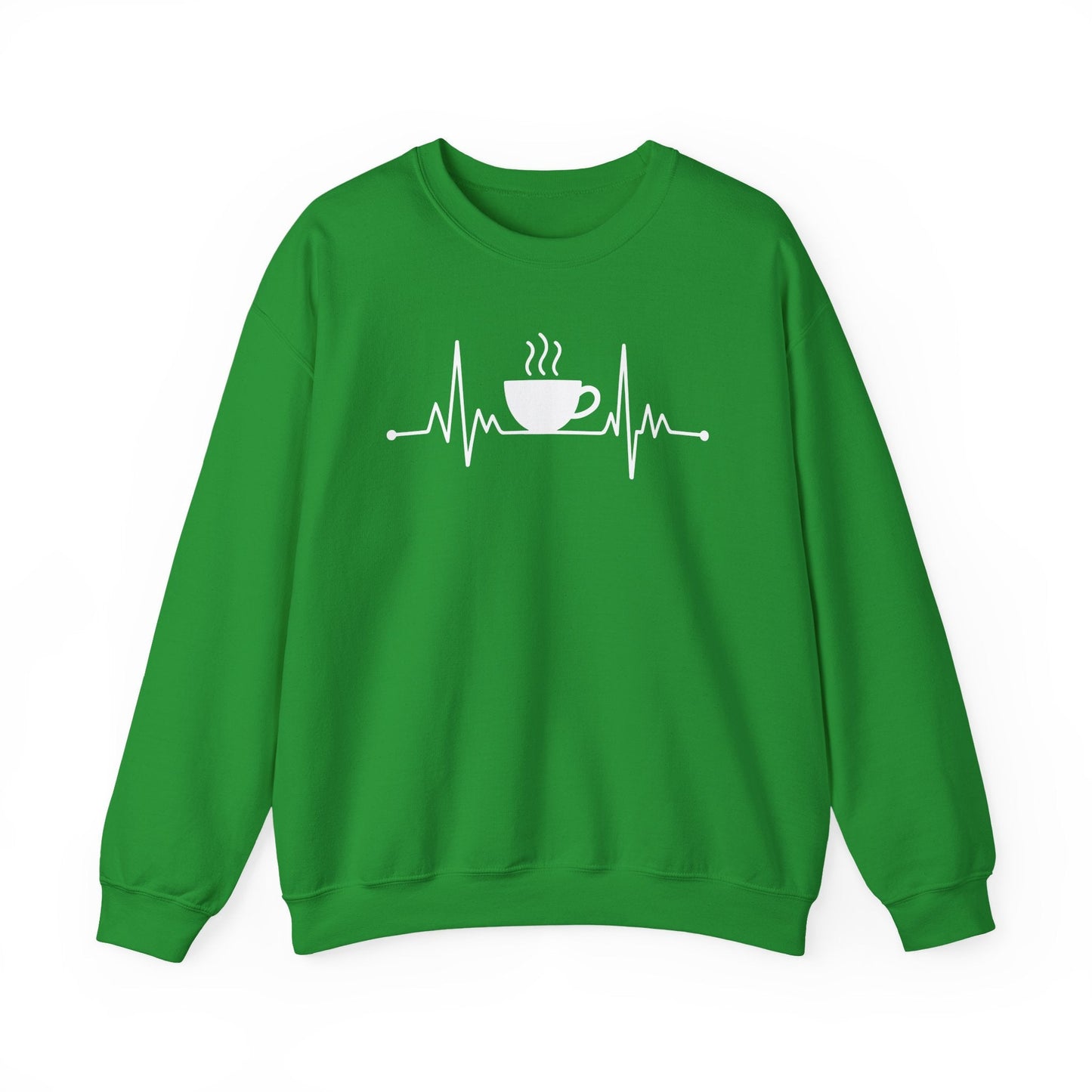 Coffee Heartbeat Drinking Coffee Sweatshirt