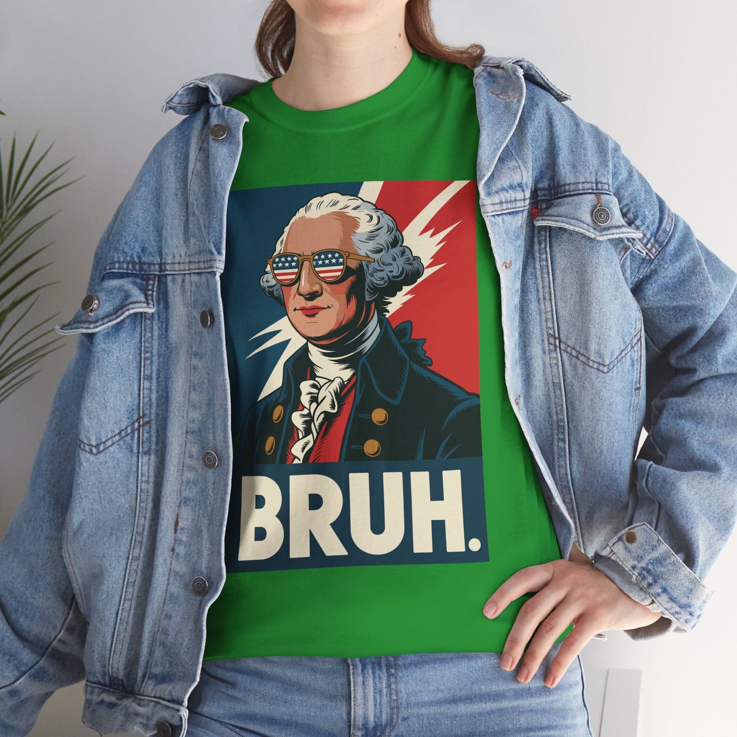 4th Of July 2025 George Washington Bruh. Meme Patriotic T-Shirt