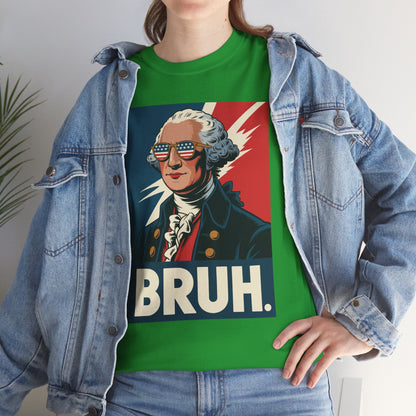 4th Of July 2025 George Washington Bruh. Meme Patriotic T-Shirt