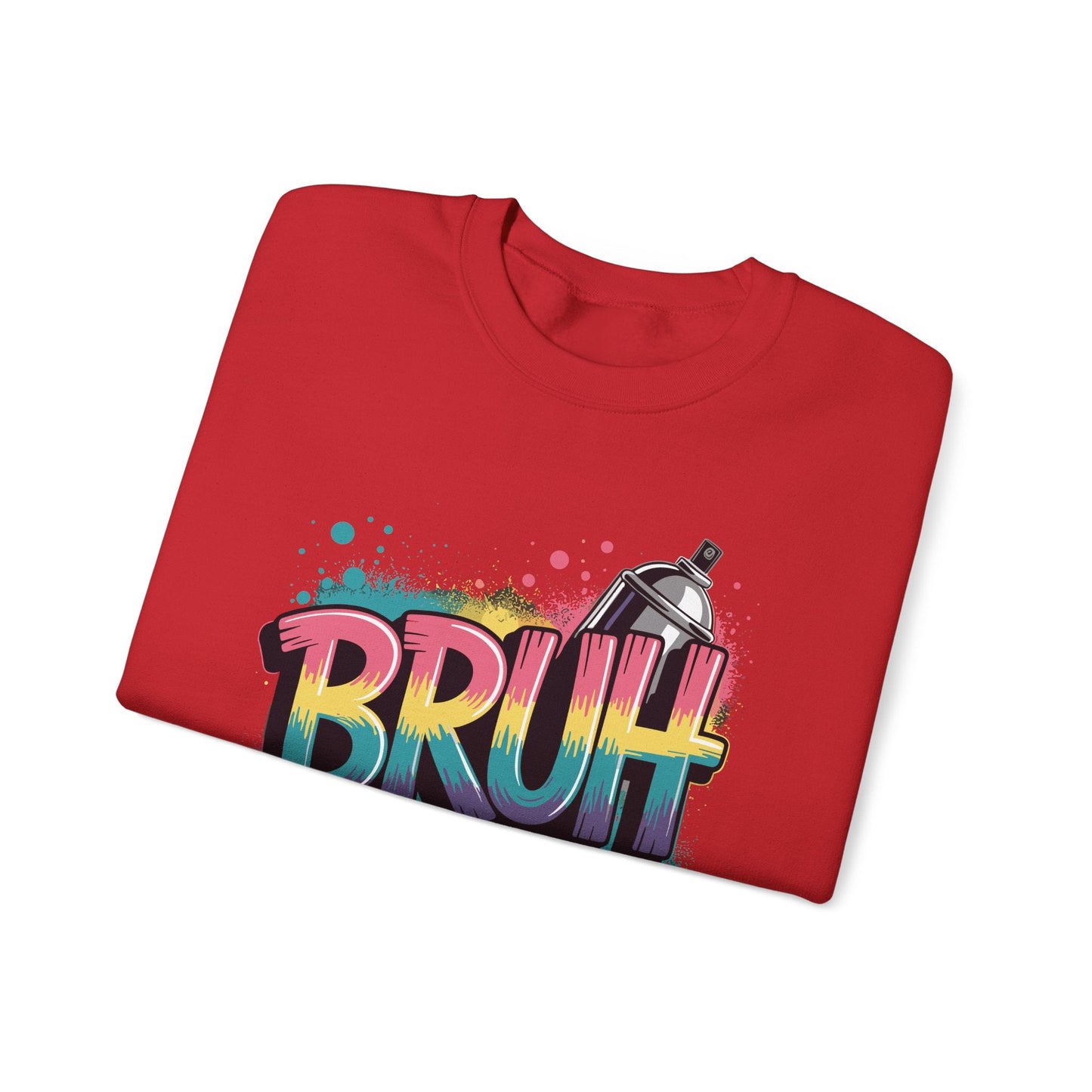 Bruh Graffiti Funny Saying Street Art Meme Men Boys Kids Sweatshirt