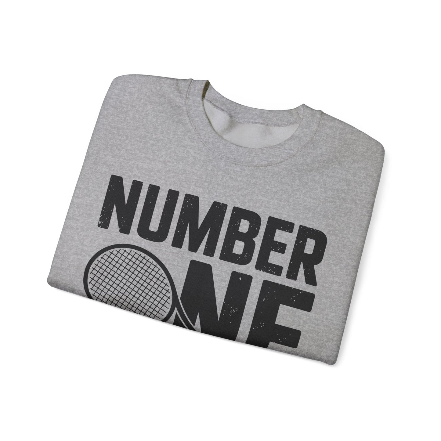 Tennis Dad Number One Daddy with Tennis Sayings Fathers Day Sweatshirt