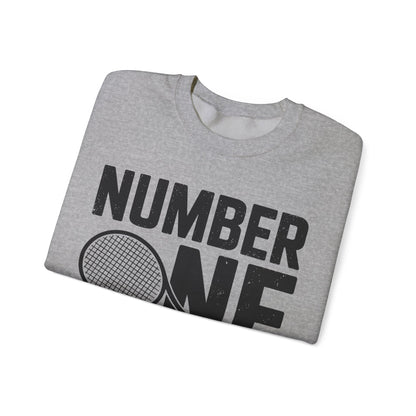 Tennis Dad Number One Daddy with Tennis Sayings Fathers Day Sweatshirt