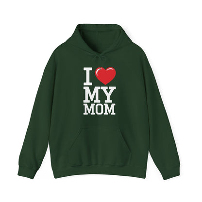I Love My Mom Mothers Day from Daughter or Son Hoodie