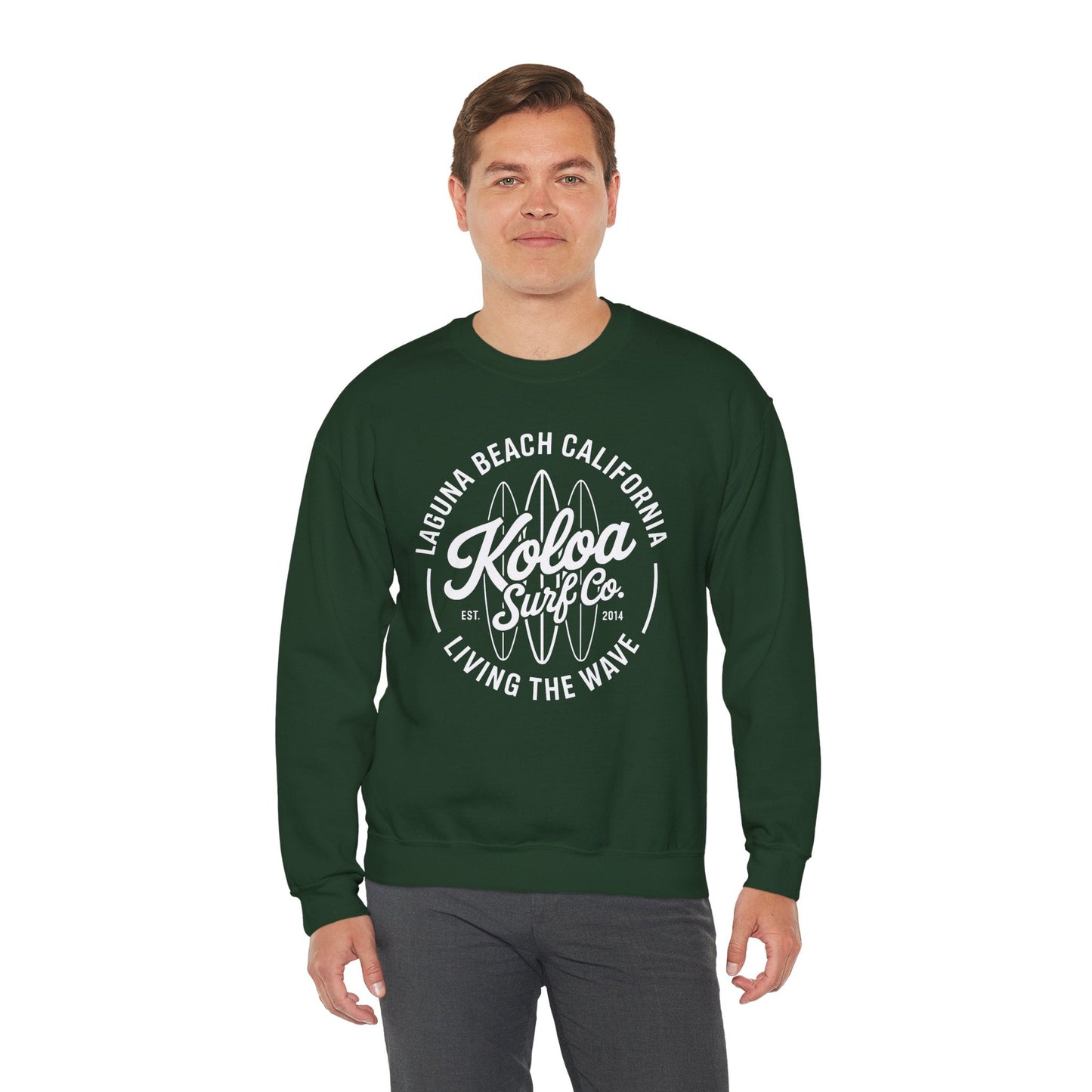 Koloa Surf Laguna Boards Logo Lightweight, Graphic Sweatshirt
