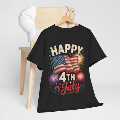 Happy 4th Of July Patriotic American US Flag 4th Of July T-Shirt