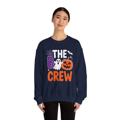 Halloween The Boo Crew Cute Ghost Spooky Family Matching Sweatshirt