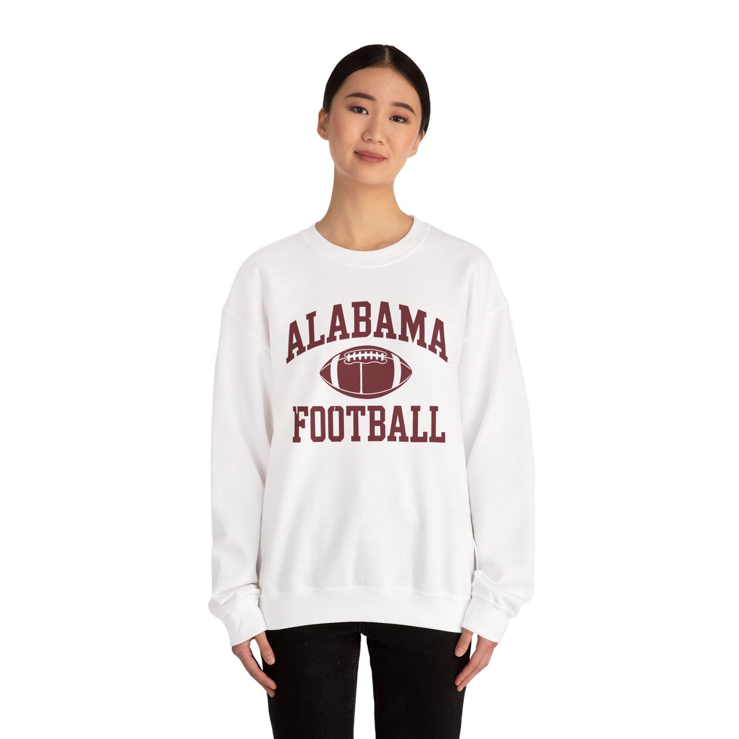 Men's Grey Alabama Football Vintage Distressed Sweatshirt