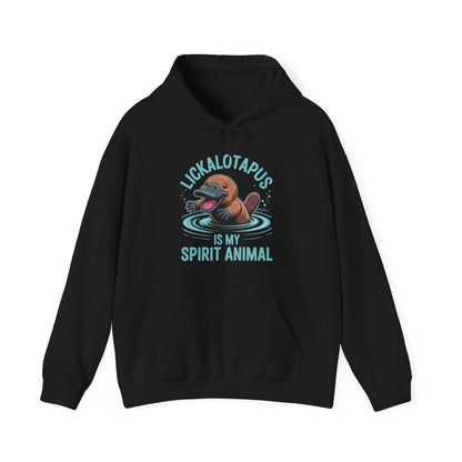 Vintage Funny Lickalottapus Is My Spirit Animal Lovers Meme Hoodie