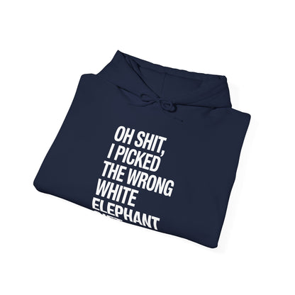Oh Shit Funny White Elephant Gifts for Adults Under 15 20 Hoodie