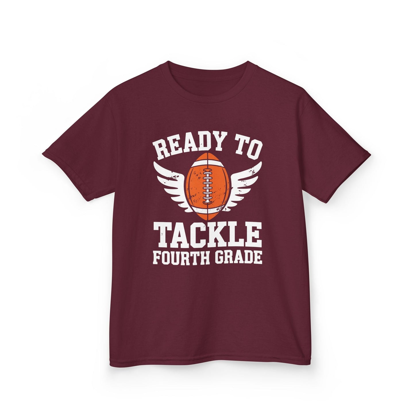 Ready To Tackle Fourth Grade Back To School Football T-Shirt
