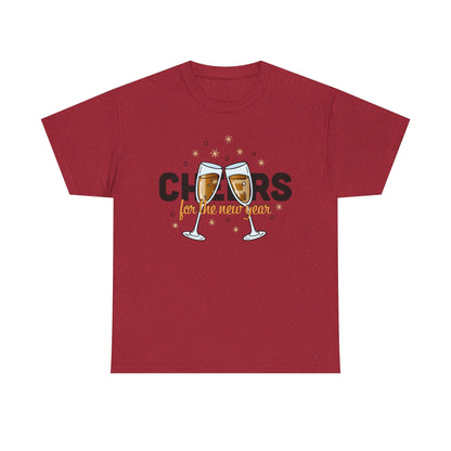 Happy New Year Cheers T-Shirt Festive New Year’s Eve Party Tee for Men and Women