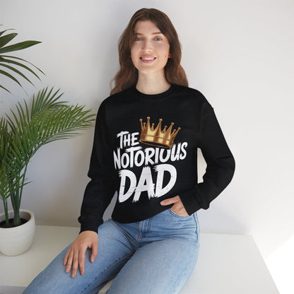 Old School Funny Hip Hop Fathers Day Notorious Dad Sweatshirt