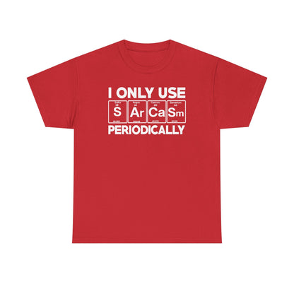Sarcasm Periodic Table Element Weird Science Joke Gift T-Shirt