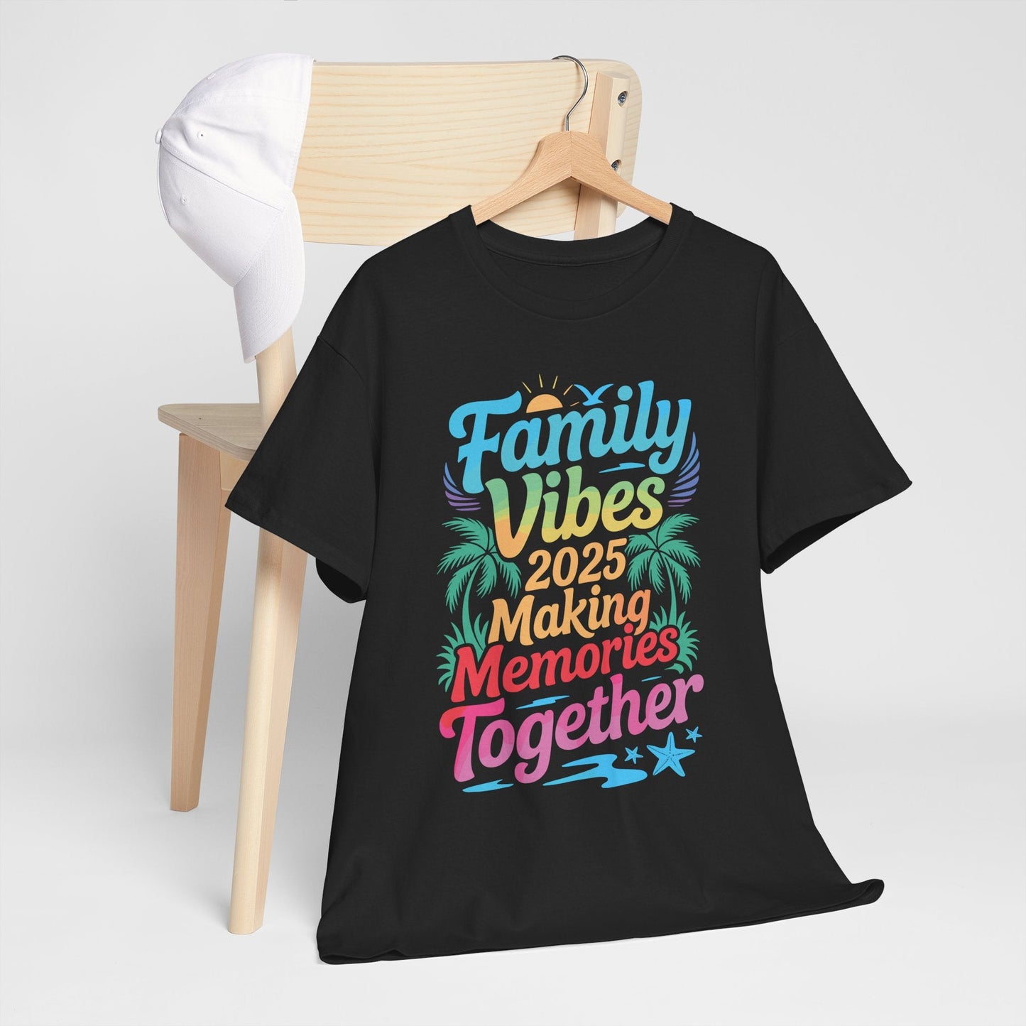 Family 2025 Vibes Family Reunion Vacation Making Memories T-Shirt