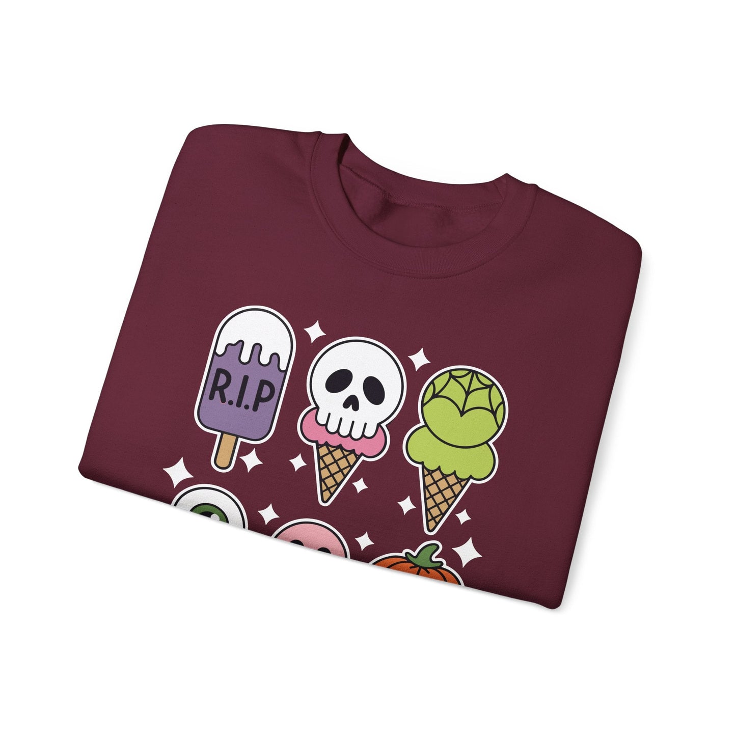 Horror Movie Summer Popsicle Halloween Ice Cream Summer-ween Sweatshirt for Men Women
