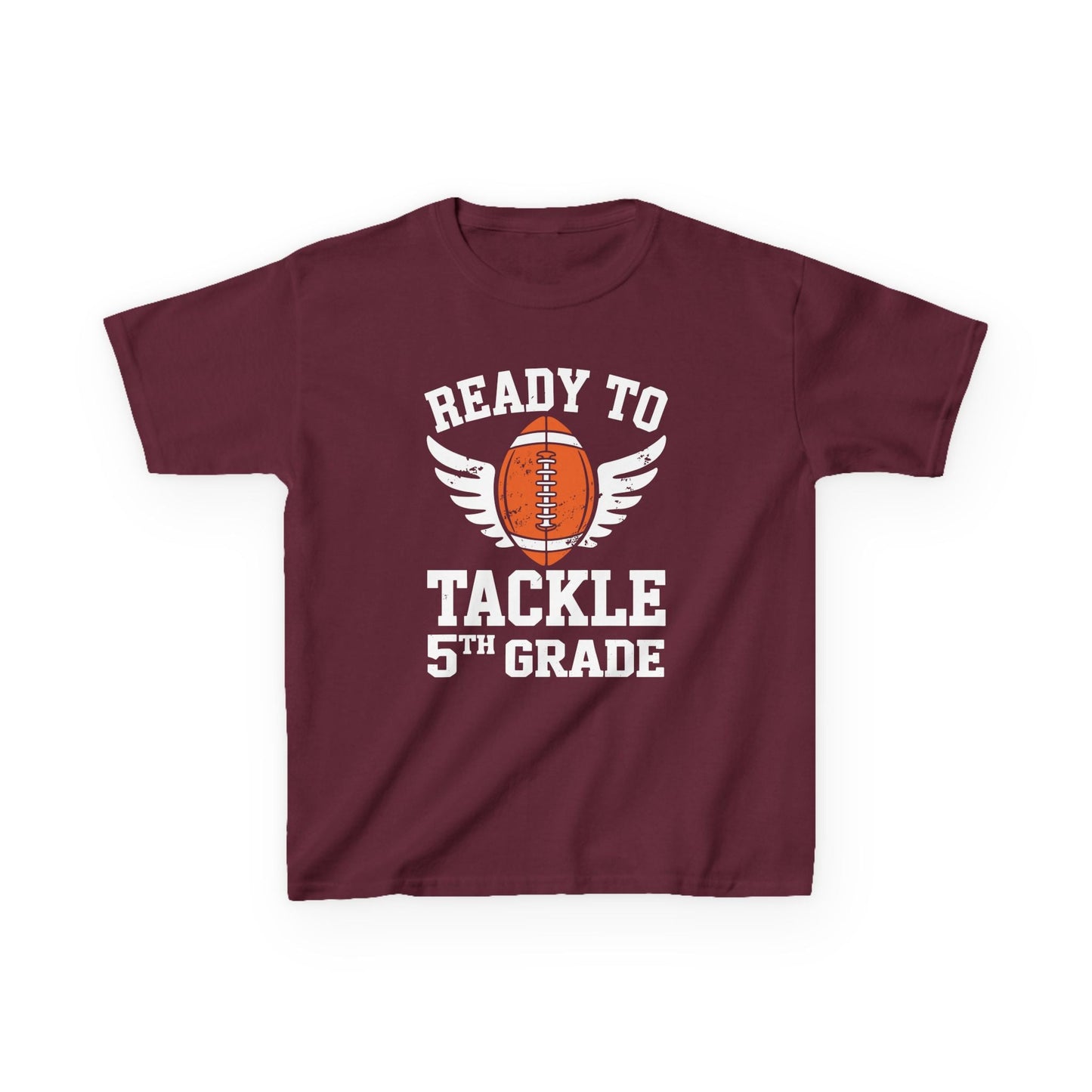 Ready To Tackle 5th Grade Football First Day Sport Kids T-Shirt