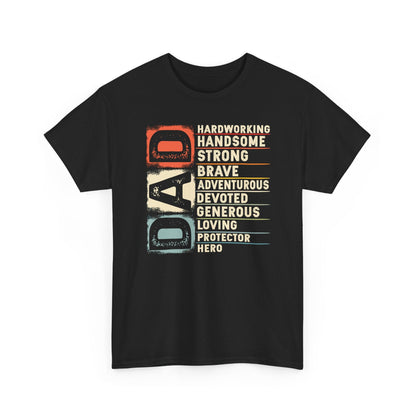 Vintage Funny Definition of Dad Retro Meme Joke Father's Day T-Shirt