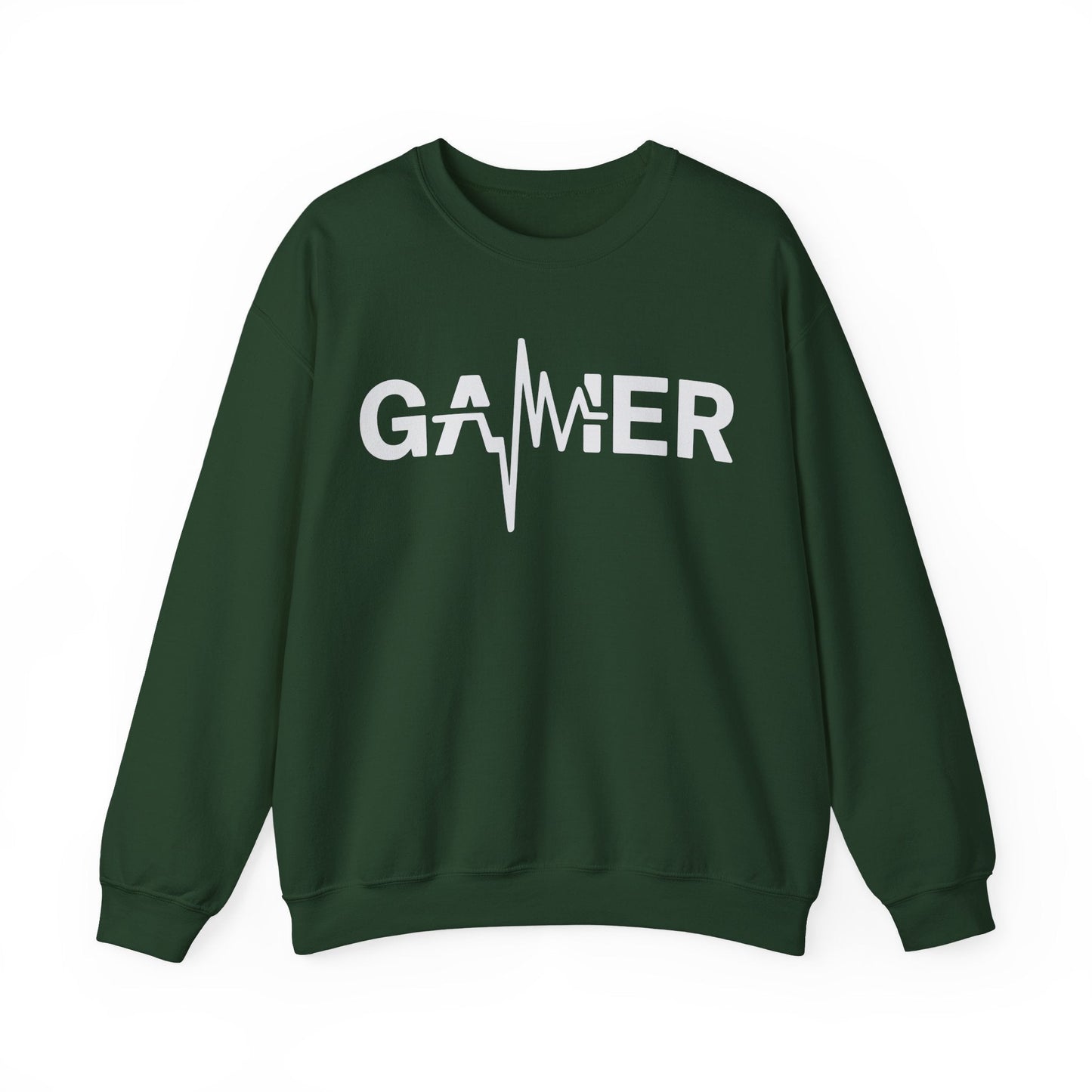 Gamer Heartbeat Video Games Graphic Sweatshirt