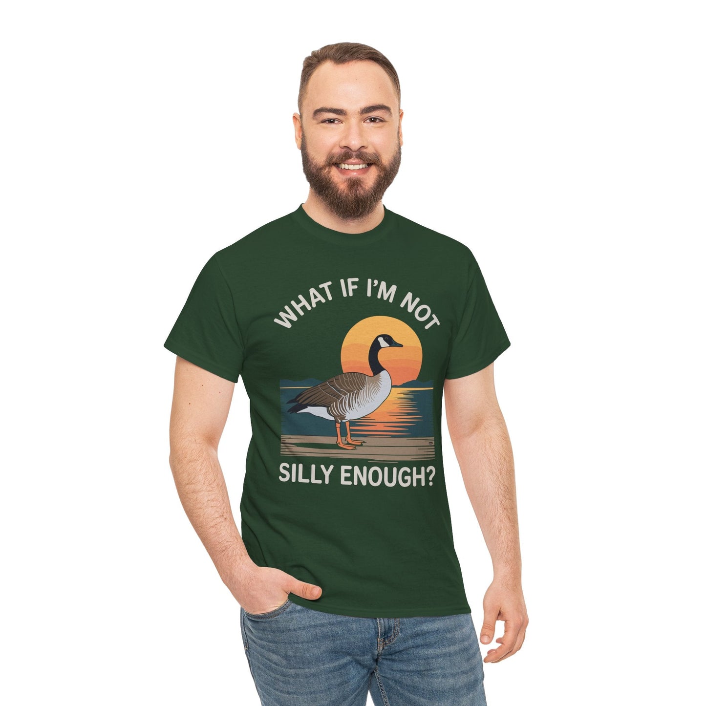 What If I'm Not Silly Enough Goose Duck FUNNY MEME Duck T-Shirt