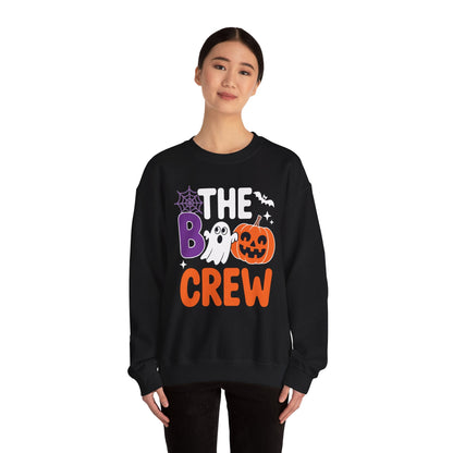 Halloween The Boo Crew Cute Ghost Spooky Family Matching Sweatshirt
