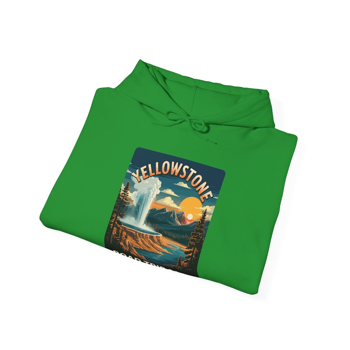 Yellowstone Family Road Trip 2025 National Park Outdoor Hoodie