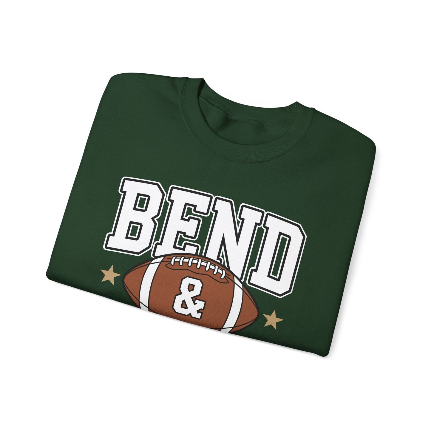 Funny Game Day Touchdown Season Cute Bend and Snap Football Sweatshirt
