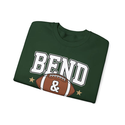 Funny Game Day Touchdown Season Cute Bend and Snap Football Sweatshirt