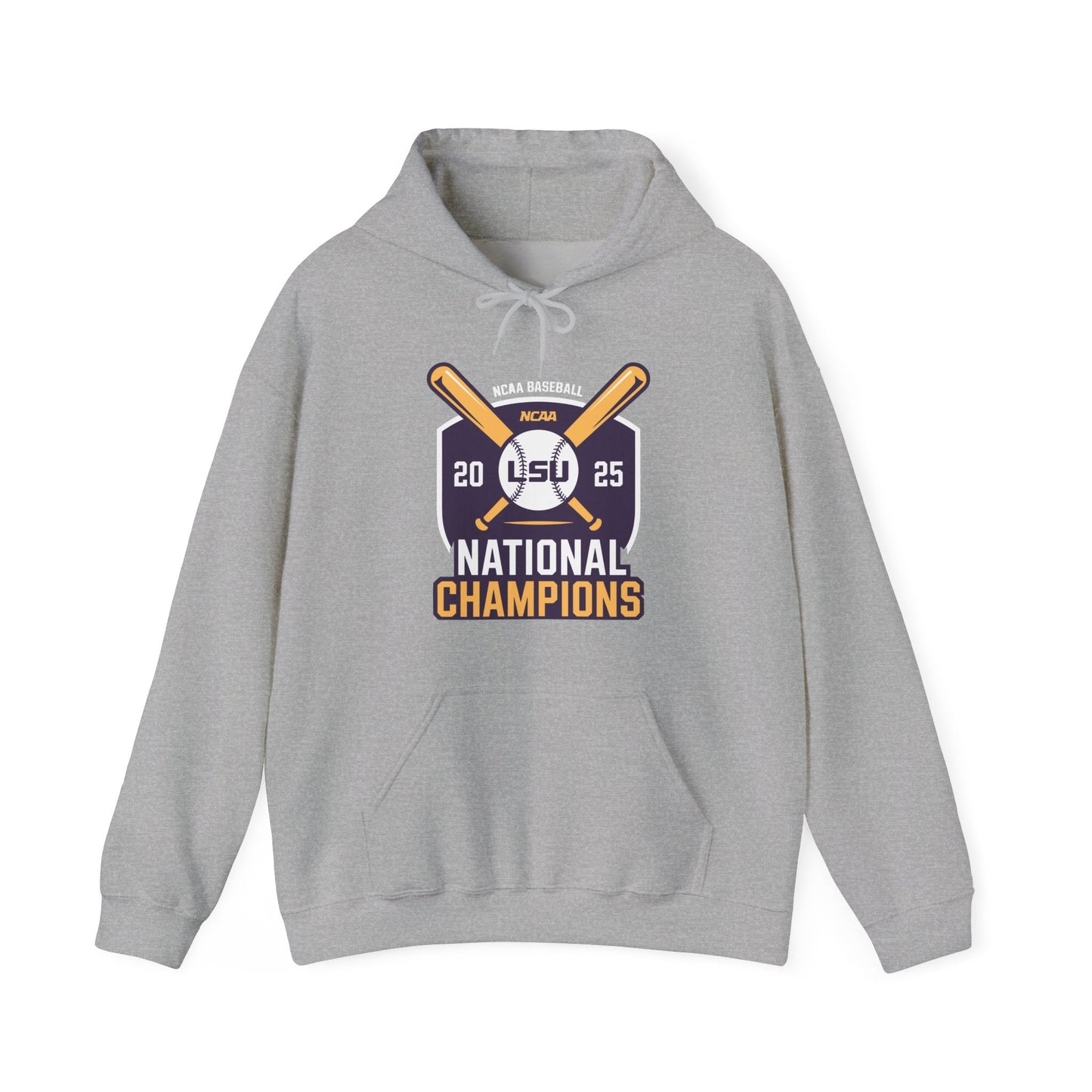 LSU Baseball 2025 National Champions Logo Hoodie
