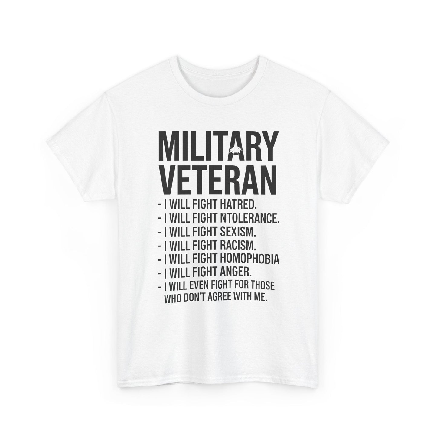 Military Veterans Against Trump 2025 Fight USA Election T-Shirt