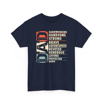 Vintage Funny Definition of Dad Retro Meme Joke Father's Day T-Shirt