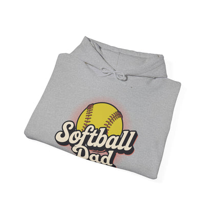Funny Fathers Day Softball Dad Gift From Daughter Son Wife Hoodie
