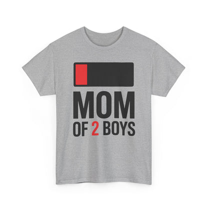 Mom of 2 Boys Gift from Son Mothers Day Birthday Women T-Shirt