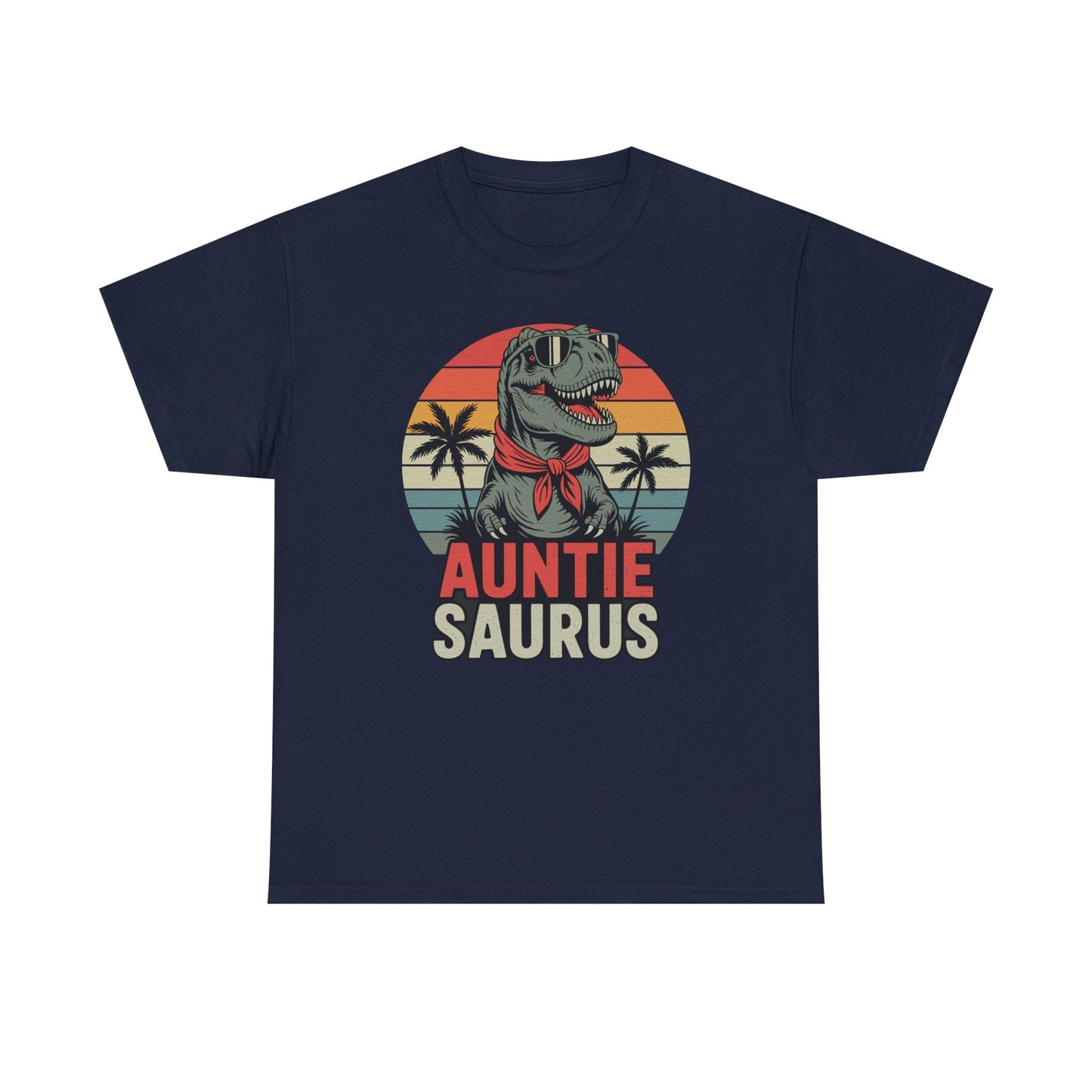 Auntiesaurus T Rex Dinosaur Auntie Saurus Family Matching T-Shirt