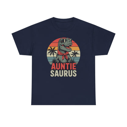 Auntiesaurus T Rex Dinosaur Auntie Saurus Family Matching T-Shirt