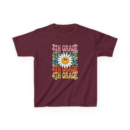 Groovy 4th Grade Back To School First Day of Fourth Grade T-Shirt