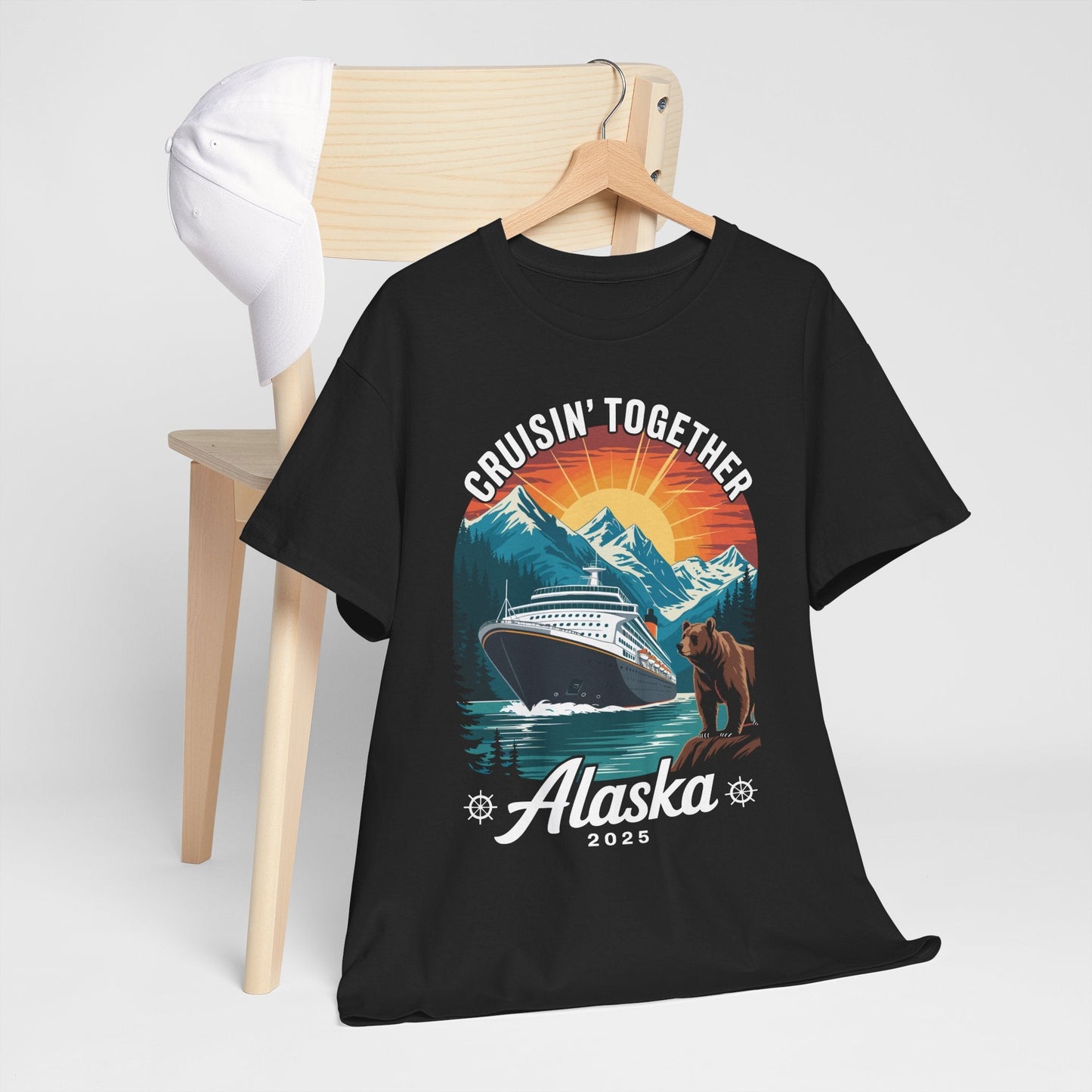 Cruisin Together Alaska 2025 Family Friend Alaska Cruise T-Shirt