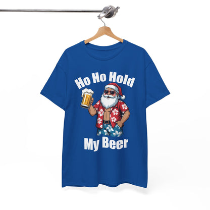 Funny Santa With Sunglasses And Beer Christmas in July T-Shirt