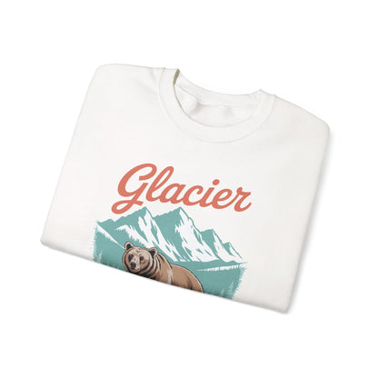 Glacier National Park retro Sweatshirt