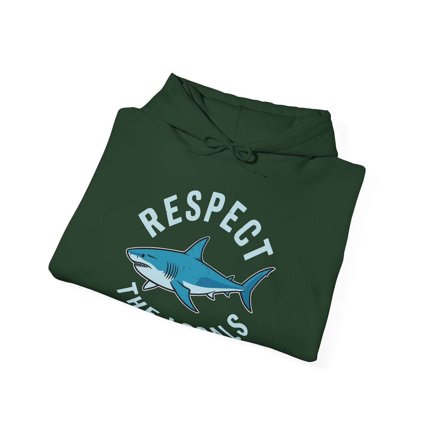 Respect The Locals Shark Ocean Animal Rights Biology Life Hoodie