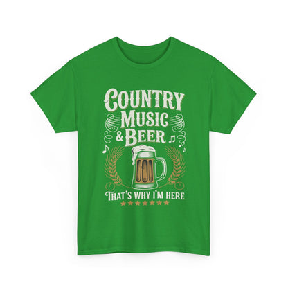 Vintage Country Music and Beer That's Why I'm Here Legends T-Shirt