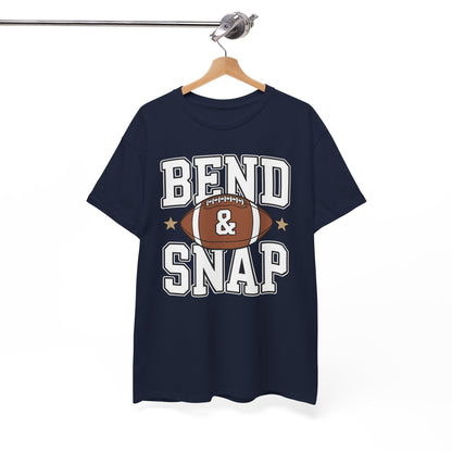 Funny Game Day Touchdown Season Cute Bend and Snap Football T-Shirt