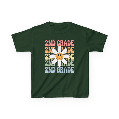 Groovy 2nd Grade Back To School First Day of Second Grade T-Shirt