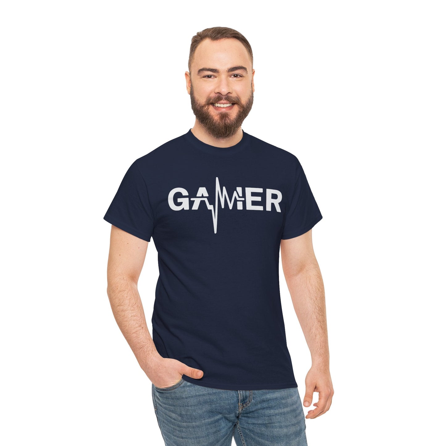 Gamer Heartbeat Video Games Graphic T-Shirt