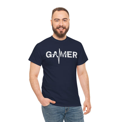 Gamer Heartbeat Video Games Graphic T-Shirt
